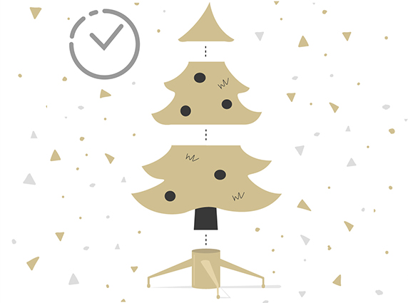 Quanto tempo ci vuole per montare l'albero di Natale? 